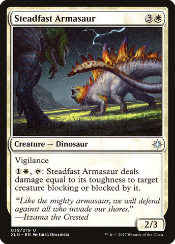 Steadfast Armasaur [Ixalan], MTG Single - Gamers Grove