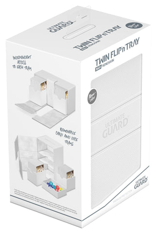 Twin Flip'n'Tray 160+ Standard Size - White