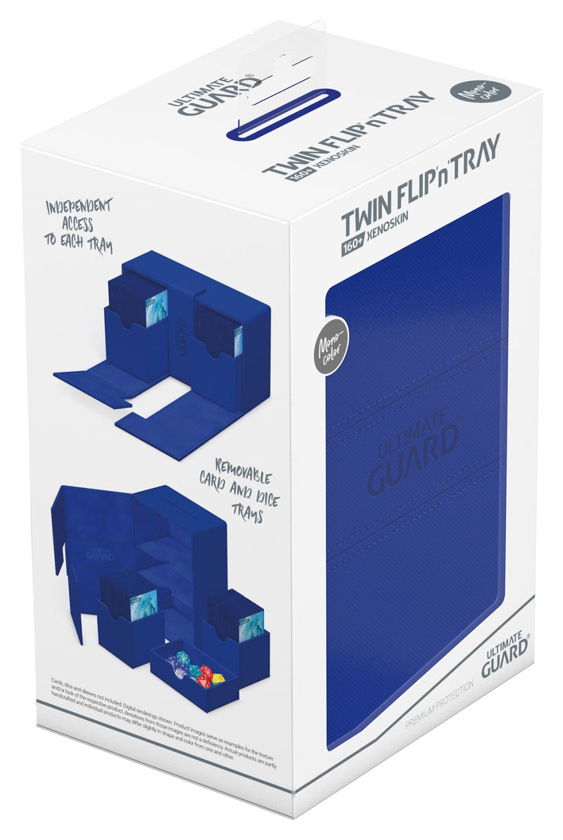 Twin Flip'n'Tray 160+ Standard Size - Blue