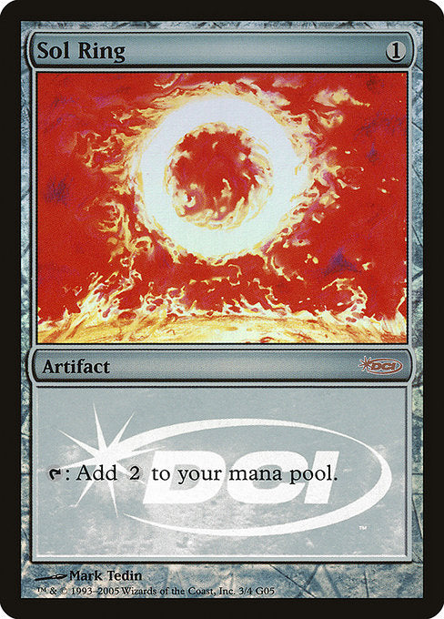 Sol Ring [Judge Gift Cards 2005], MTG Single - Gamers Grove