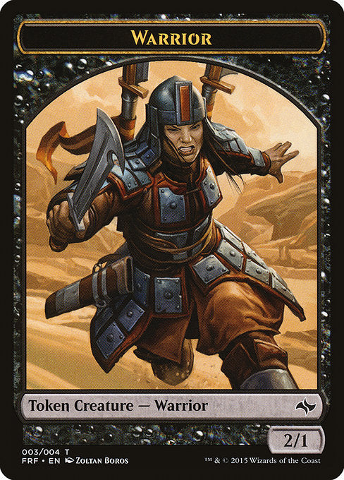 Warrior [Fate Reforged Tokens], MTG Single - Gamers Grove