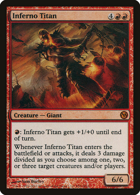 Inferno Titan [Duels of the Planeswalkers Promos 2011], MTG Single - Gamers Grove