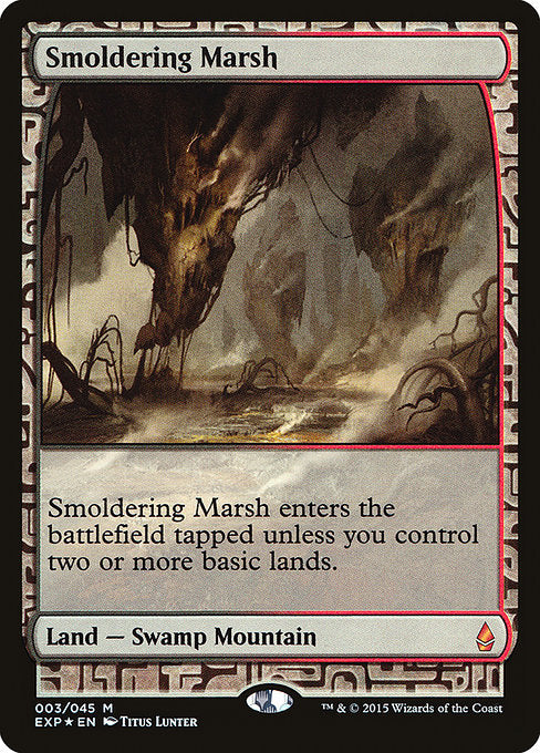 Smoldering Marsh [Zendikar Expeditions], MTG Single - Gamers Grove