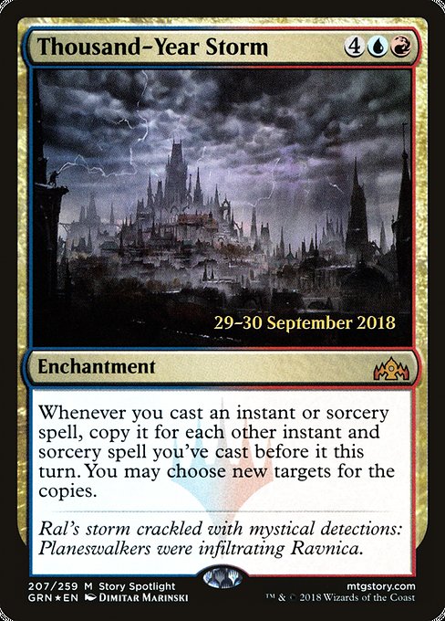 Thousand-Year Storm [Guilds of Ravnica Promos], MTG Single - Gamers Grove