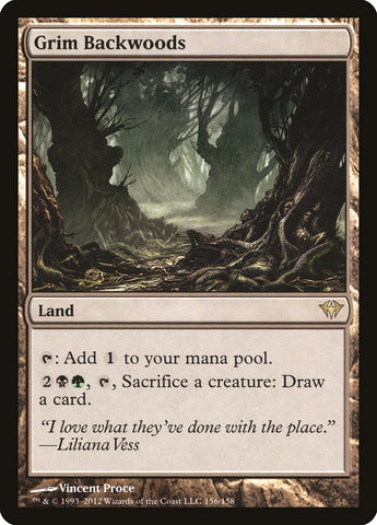 Grim Backwoods [Dark Ascension], MTG Single - Gamers Grove