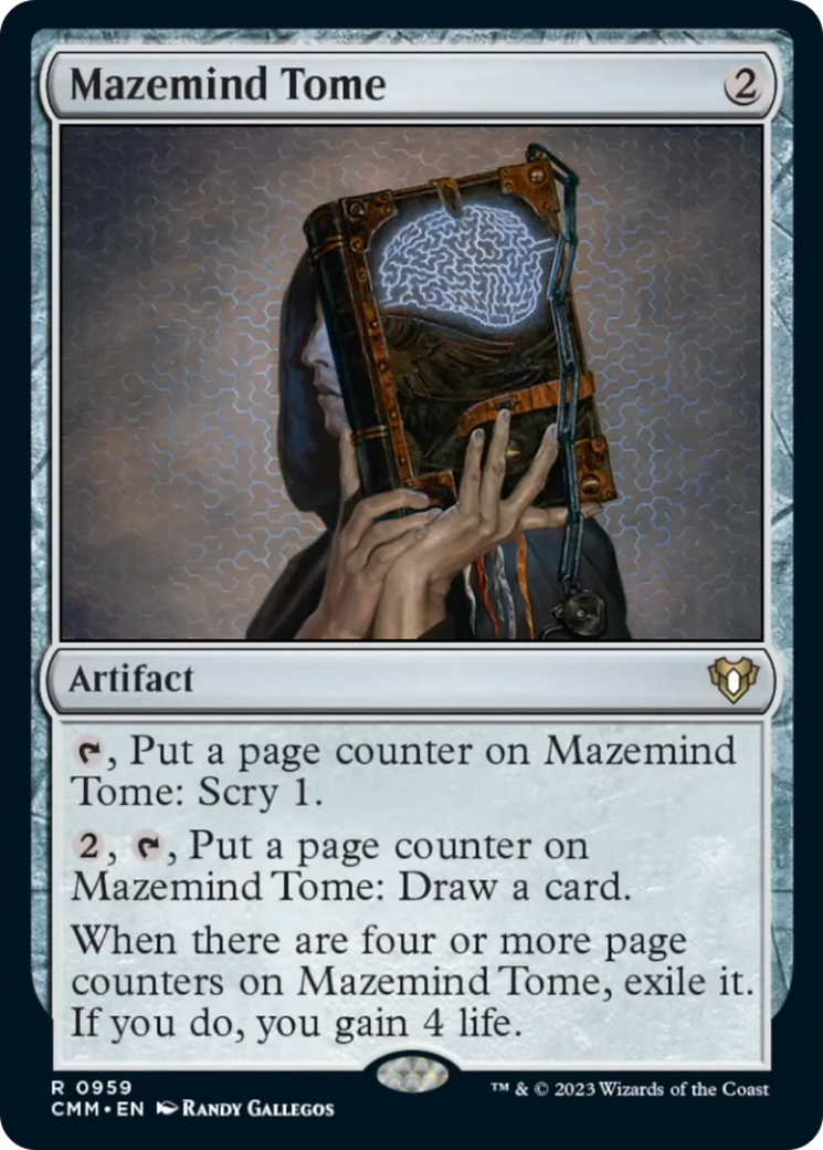 Mazemind Tome [Commander Masters]