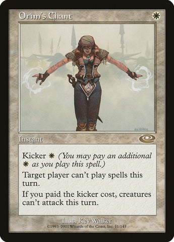 Orim's Chant [Planeshift], MTG Single - Gamers Grove