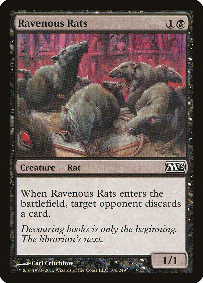 Ravenous Rats [Magic 2013], MTG Single - Gamers Grove
