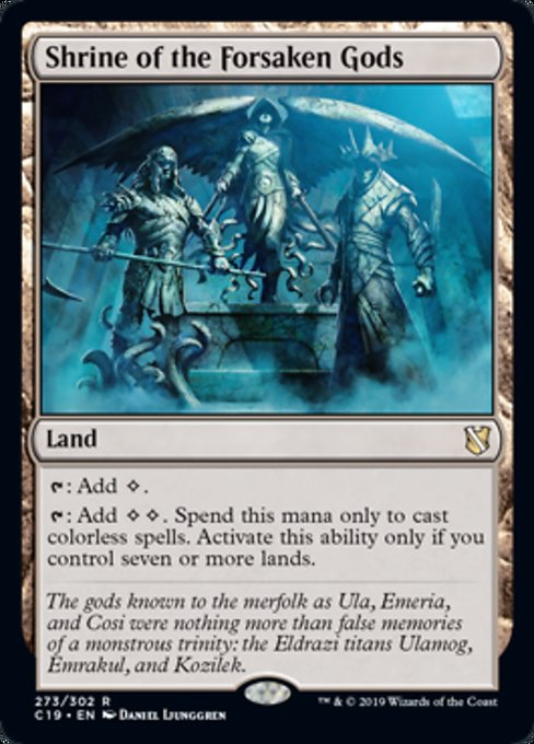 Shrine of the Forsaken Gods [Commander 2019]