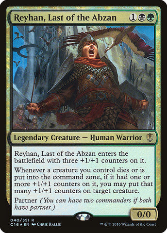 Reyhan, Last of the Abzan [Commander 2016]