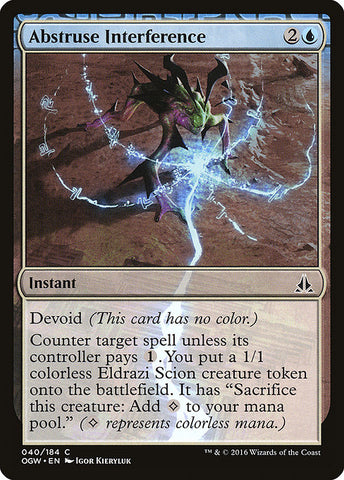 Abstruse Interference [Oath of the Gatewatch], MTG Single - Gamers Grove