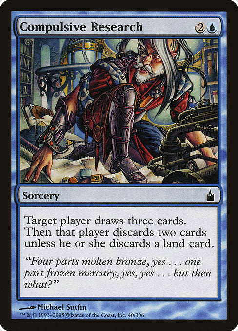 Compulsive Research [Ravnica: City of Guilds], MTG Single - Gamers Grove