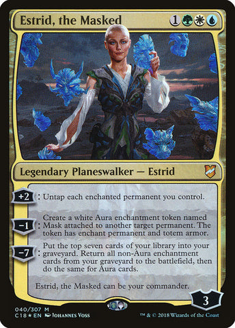 Estrid, the Masked [Commander 2018], MTG Single - Gamers Grove