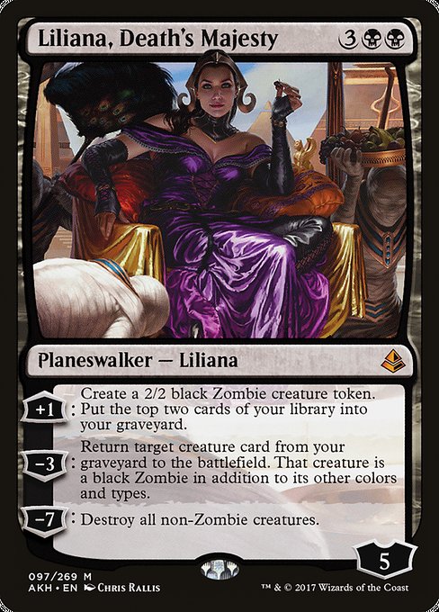 Liliana, Death's Majesty [Amonkhet], MTG Single - Gamers Grove