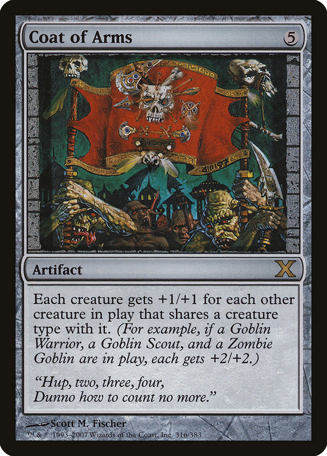 Coat of Arms [Tenth Edition], MTG Single - Gamers Grove