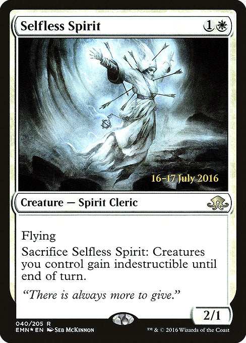 Selfless Spirit [Eldritch Moon Promos], MTG Single - Gamers Grove