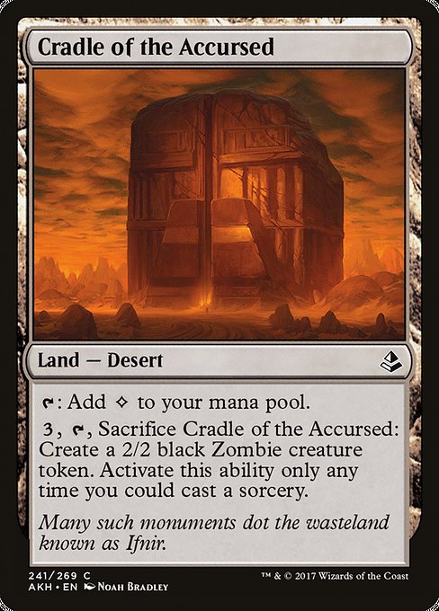 Cradle of the Accursed [Amonkhet], MTG Single - Gamers Grove