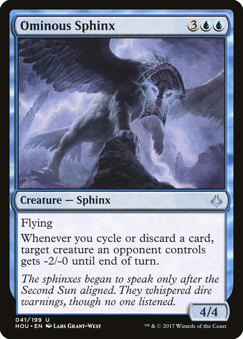 Ominous Sphinx [Hour of Devastation], MTG Single - Gamers Grove