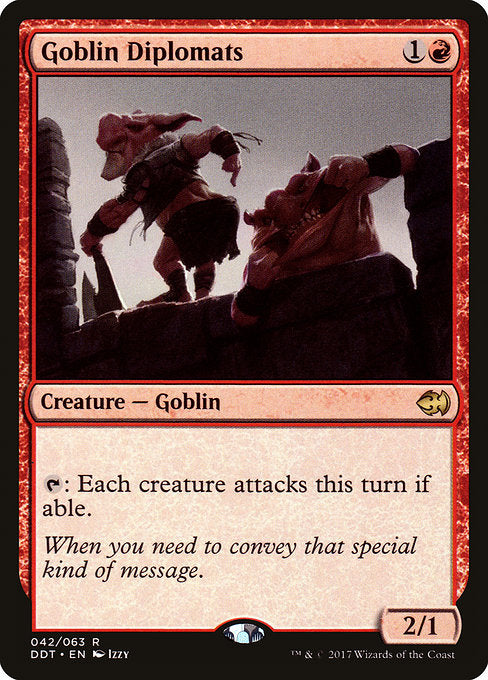 Goblin Diplomats [Duel Decks: Merfolk vs. Goblins], MTG Single - Gamers Grove