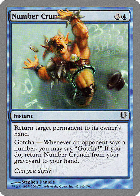 Number Crunch [Unhinged], MTG Single - Gamers Grove