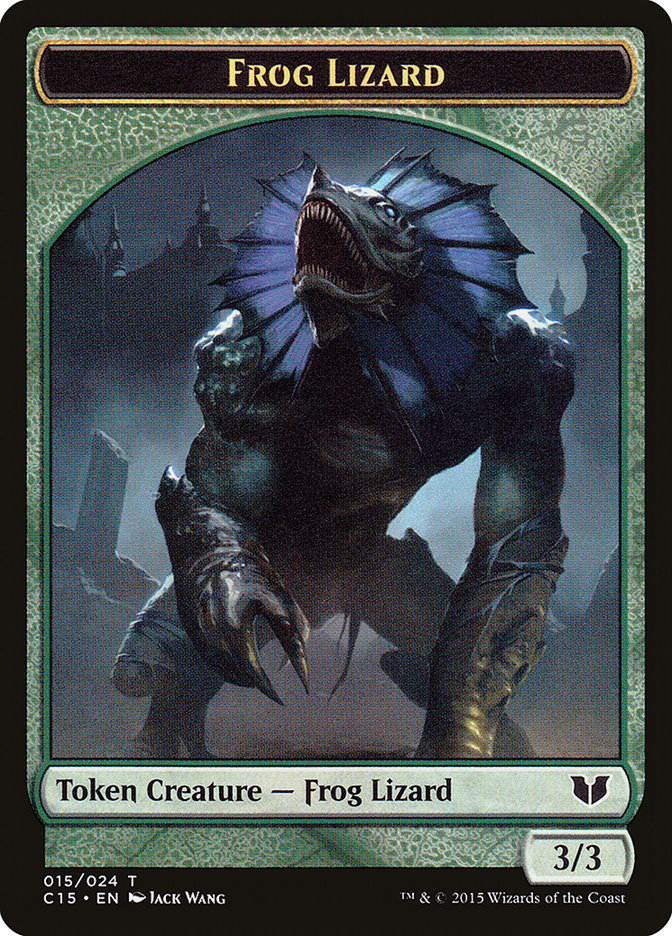 Frog Lizard Token [Commander 2015 Tokens], MTG Single - Gamers Grove
