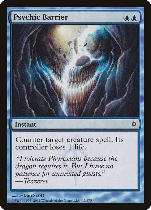 Psychic Barrier [New Phyrexia], MTG Single - Gamers Grove