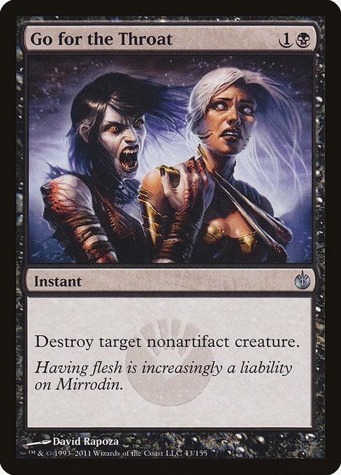 Go for the Throat [Mirrodin Besieged], MTG Single - Gamers Grove