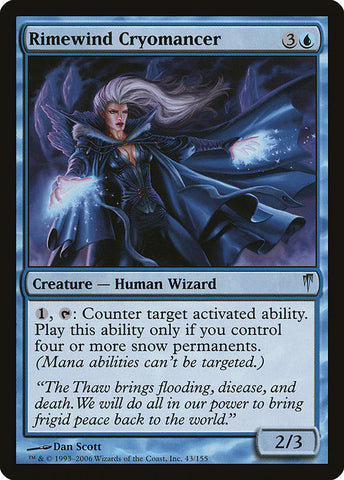 Rimewind Cryomancer [Coldsnap], MTG Single - Gamers Grove