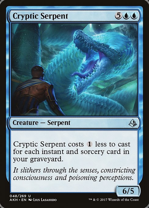 Cryptic Serpent [Amonkhet], MTG Single - Gamers Grove