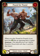 Pound for Pound (Blue) (Rainbow Foil) [U-MON280-RF] Unlimited Edition Rainbow Foil
