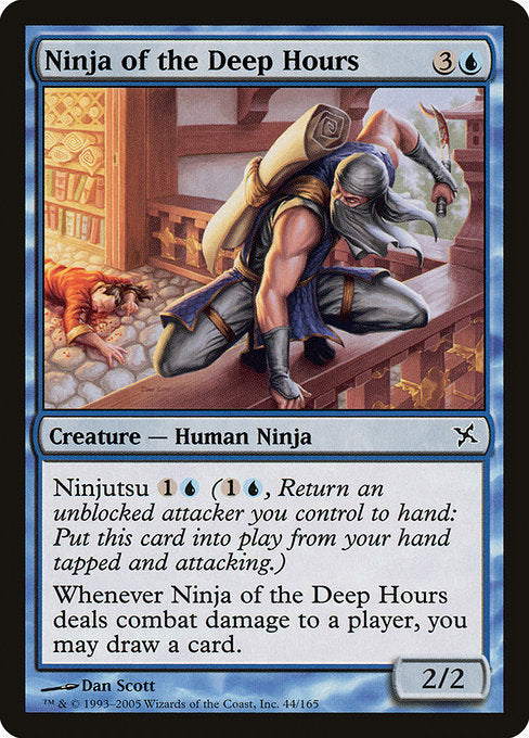 Ninja of the Deep Hours [Betrayers of Kamigawa], MTG Single - Gamers Grove