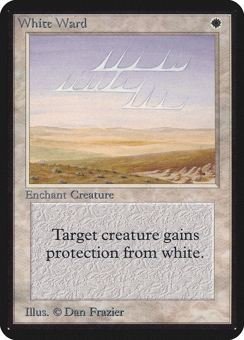 White Ward [Limited Edition Alpha], MTG Single - Gamers Grove