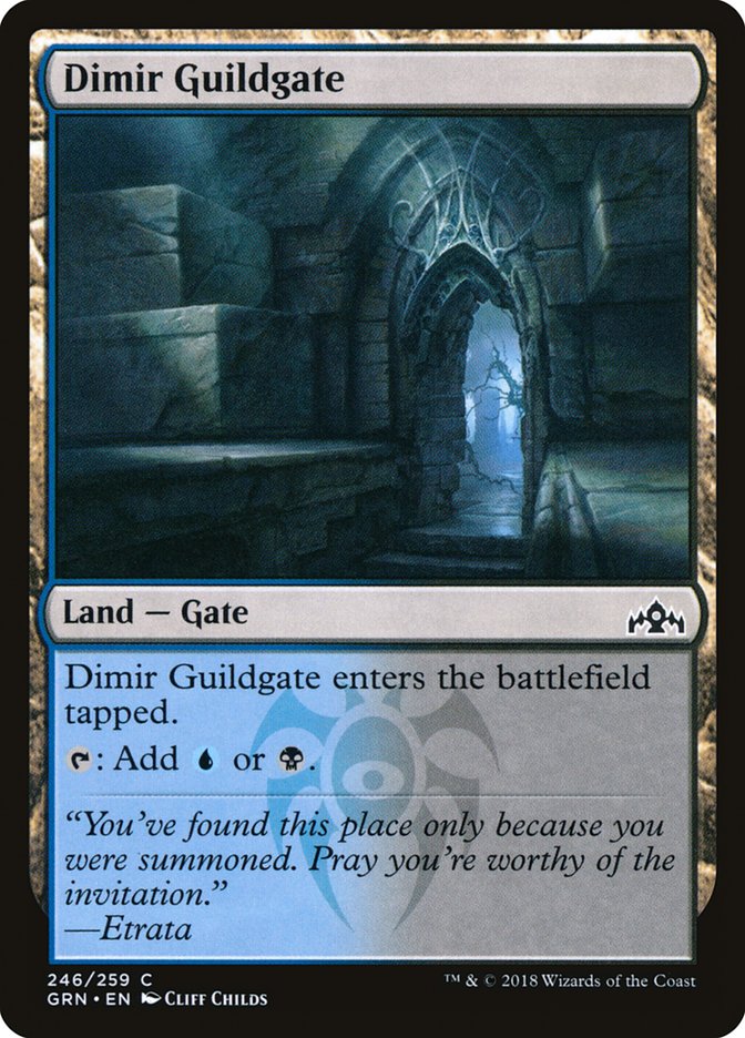 Dimir Guildgate (246/259) [Guilds of Ravnica], MTG Single - Gamers Grove