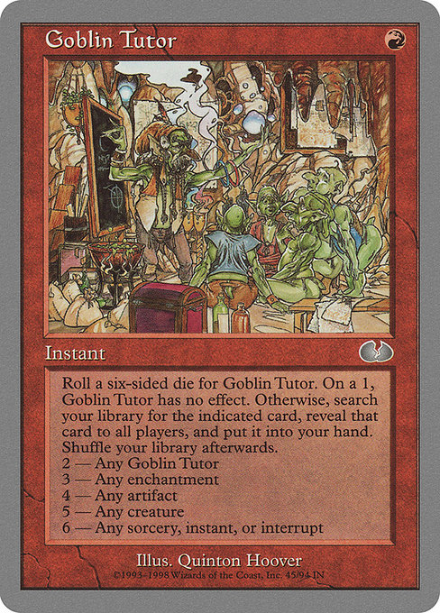 Goblin Tutor [Unglued], MTG Single - Gamers Grove
