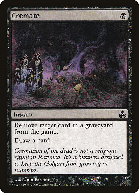 Cremate [Guildpact], MTG Single - Gamers Grove