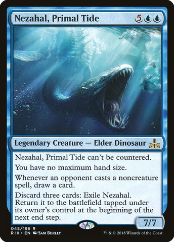 Nezahal, Primal Tide [Rivals of Ixalan], MTG Single - Gamers Grove