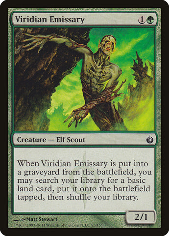 Viridian Emissary [Mirrodin Besieged], MTG Single - Gamers Grove