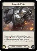 Ironhide Plate (Rainbow Foil) [U-MON242-RF] Unlimited Edition Rainbow Foil