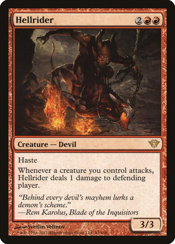 Hellrider [Dark Ascension], MTG Single - Gamers Grove