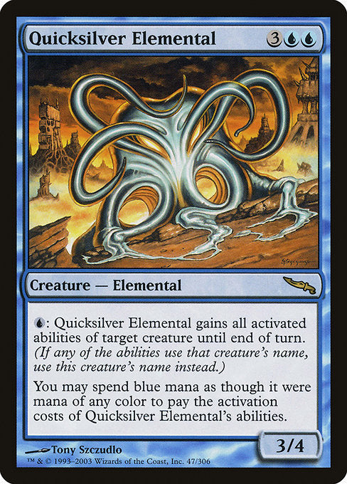 Quicksilver Elemental [Mirrodin], MTG Single - Gamers Grove