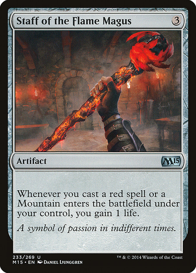 Staff of the Flame Magus [Magic 2015], MTG Single - Gamers Grove