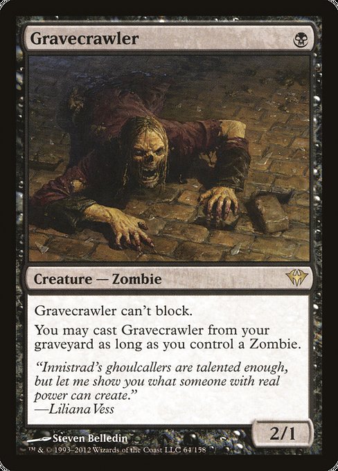 Gravecrawler [Dark Ascension], MTG Single - Gamers Grove