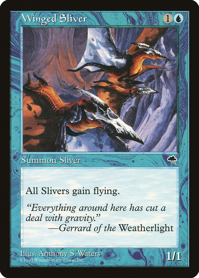 Winged Sliver [Tempest], MTG Single - Gamers Grove
