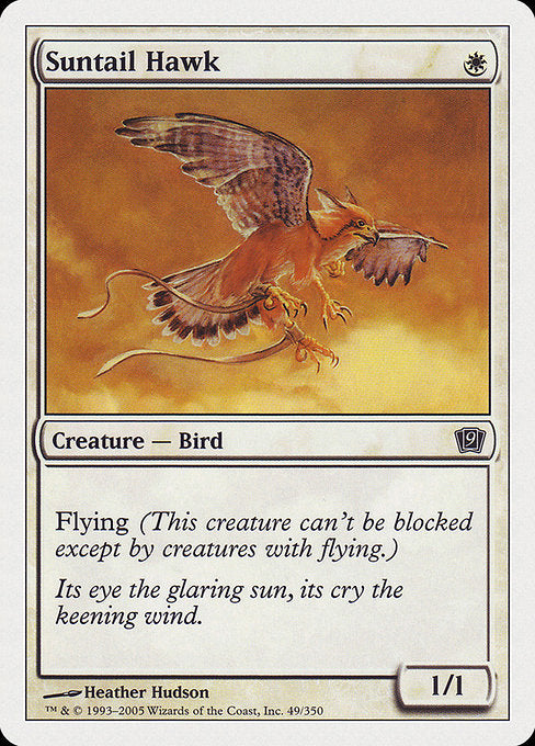Suntail Hawk [Ninth Edition], MTG Single - Gamers Grove