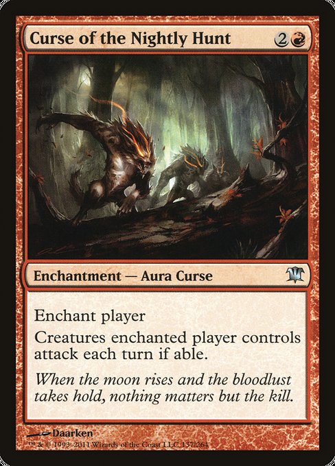 Curse of the Nightly Hunt [Innistrad], MTG Single - Gamers Grove