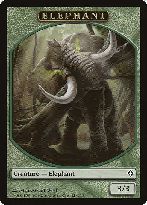 Elephant [Worldwake Tokens], MTG Single - Gamers Grove