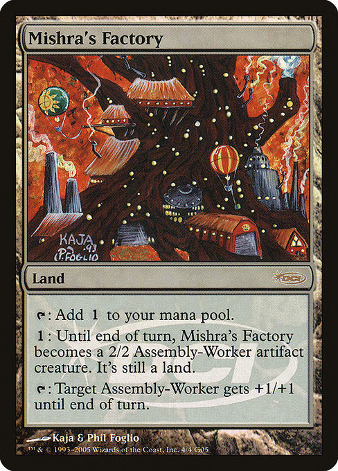 Mishra's Factory [Judge Gift Cards 2005], MTG Single - Gamers Grove