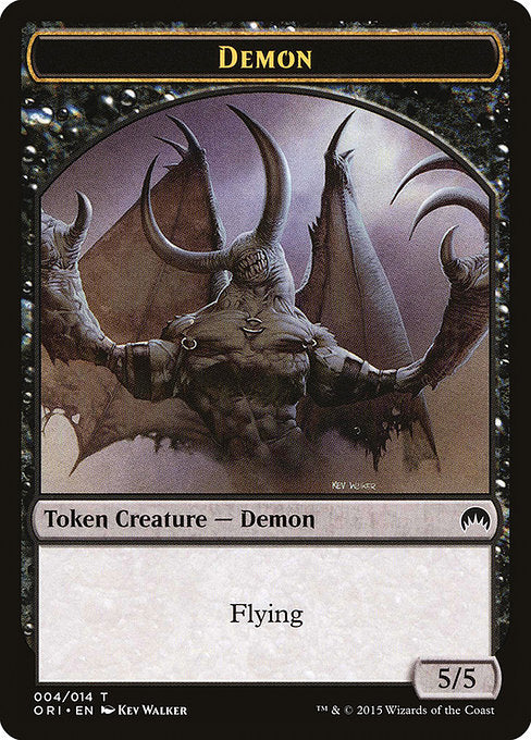 Demon [Magic Origins Tokens], MTG Single - Gamers Grove