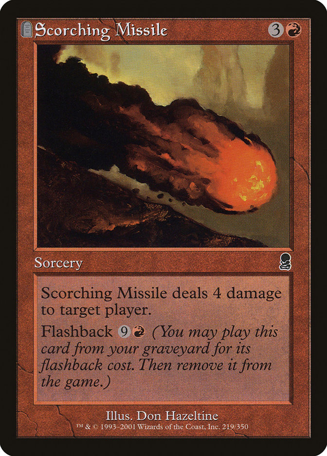 Scorching Missile [Odyssey], MTG Single - Gamers Grove