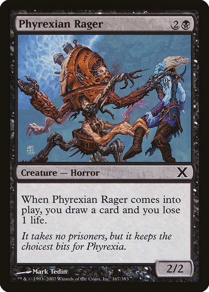 Phyrexian Rager [Tenth Edition], MTG Single - Gamers Grove